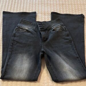 Altar'd State Dark Gray Flare Jeans